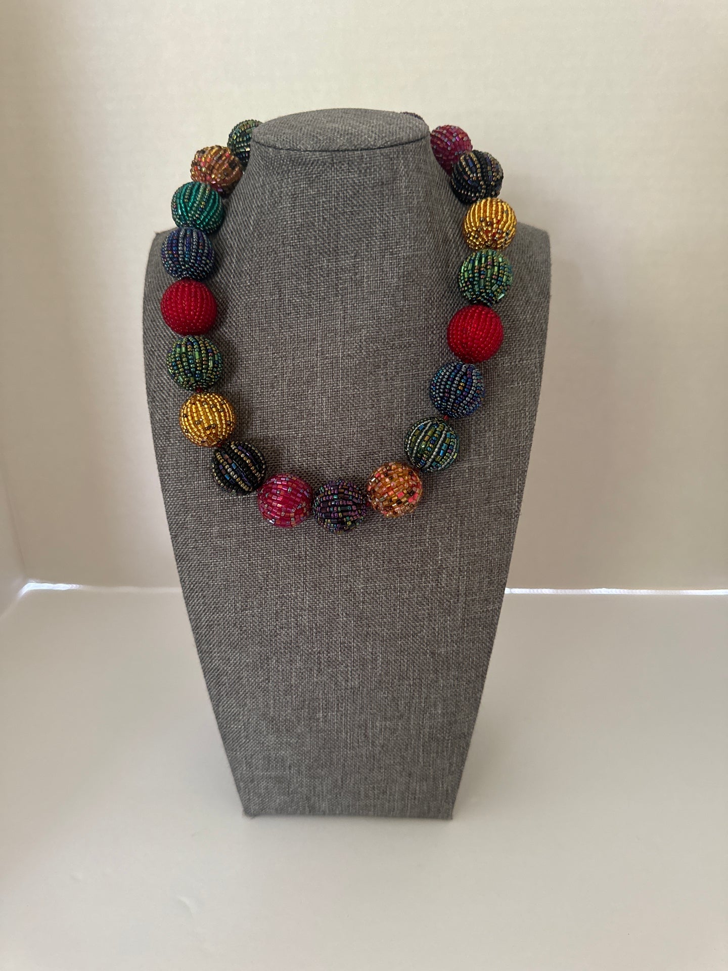 Glass Beads- Nepal- Bold Colors- Big Beads