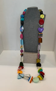 Colorful Resin Necklace- Long