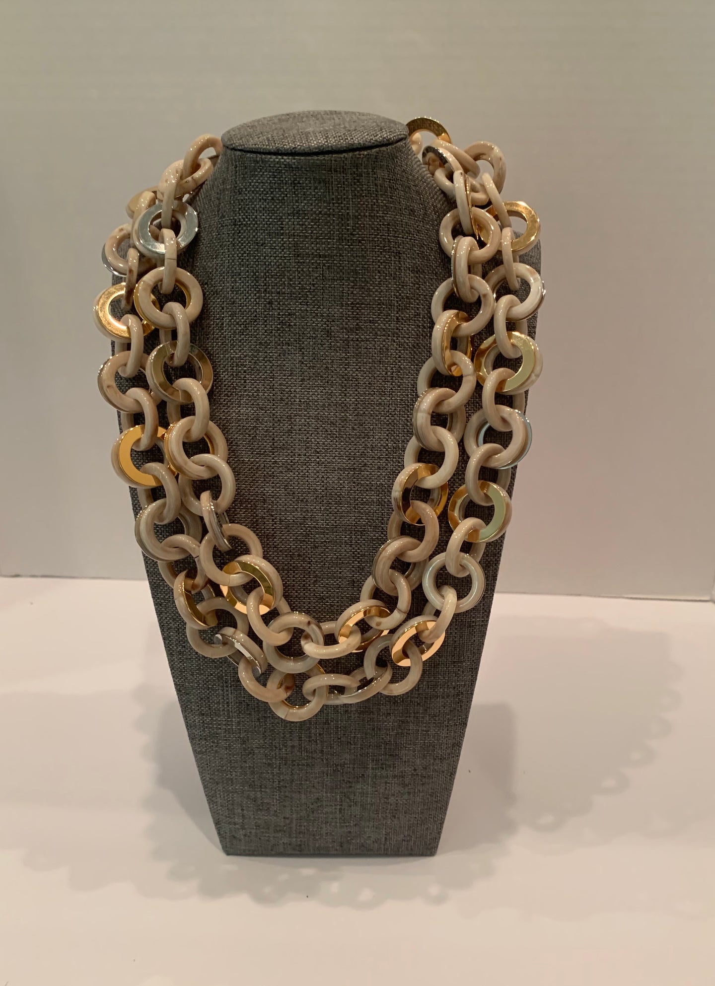 Sand Chain Necklace-(Can Be Doubled)